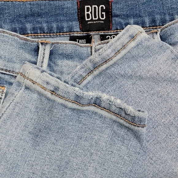 BDG Urban Outfitters Twig High Rise Light Wash Skinny Jeans‎ Casual 90s Vibes 29 - Picture 8 of 8